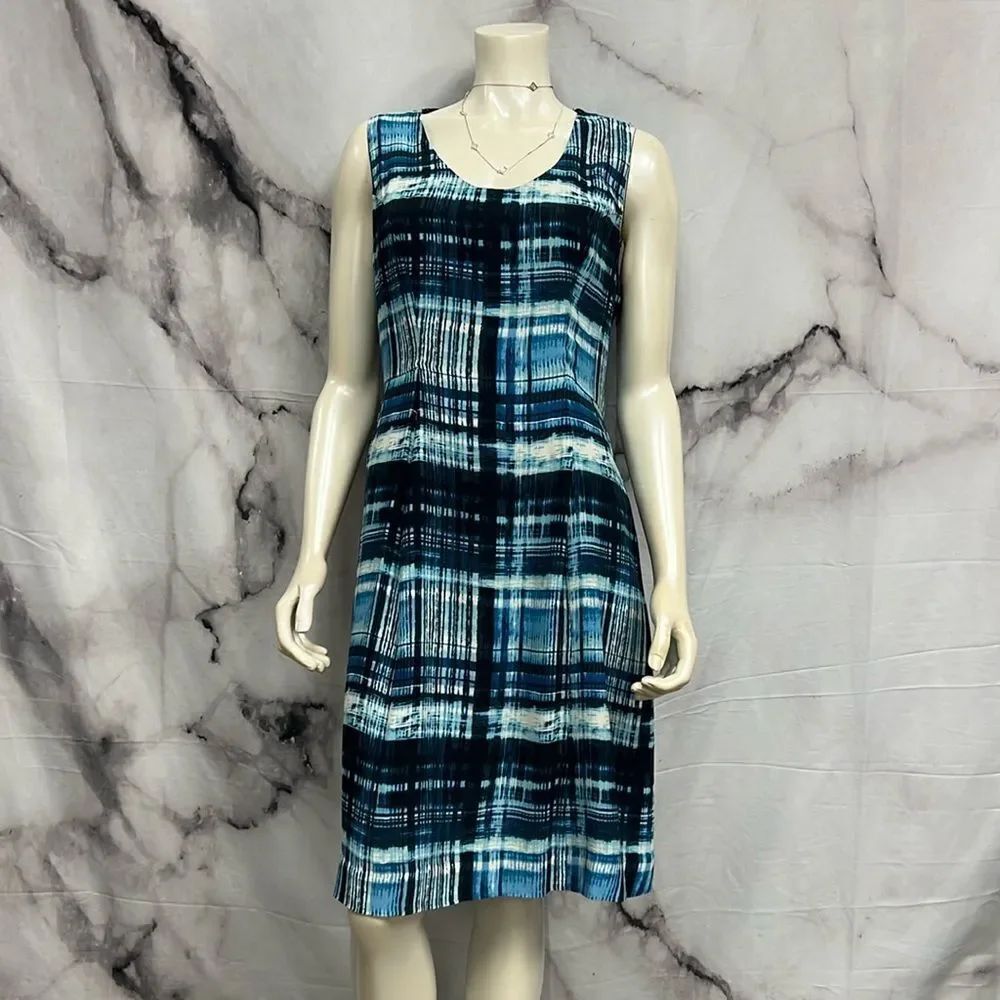 * Pendleton blue and navy dress